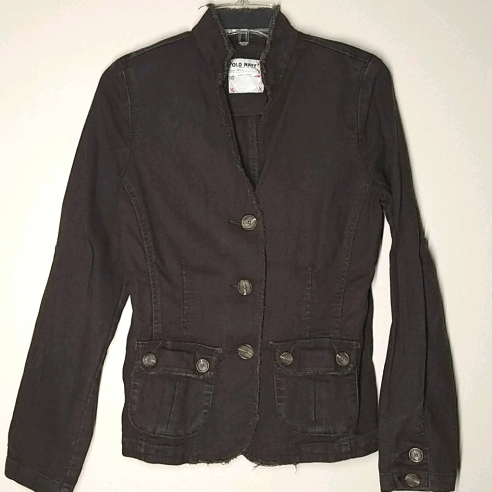OLD NAVY y2k women's  linen blend spring jacket,size S